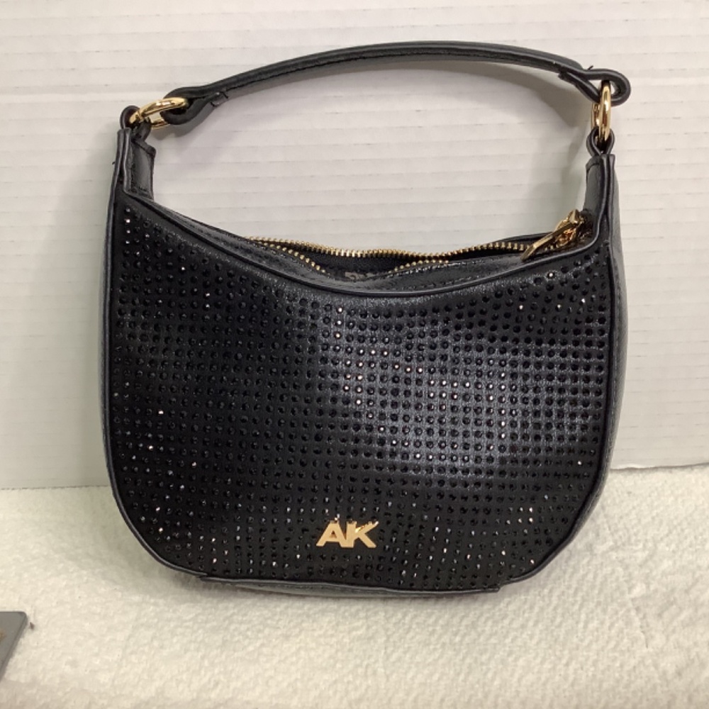 EUC Anne Klein black studded crossbody evening fancy - Picture 12 of 13